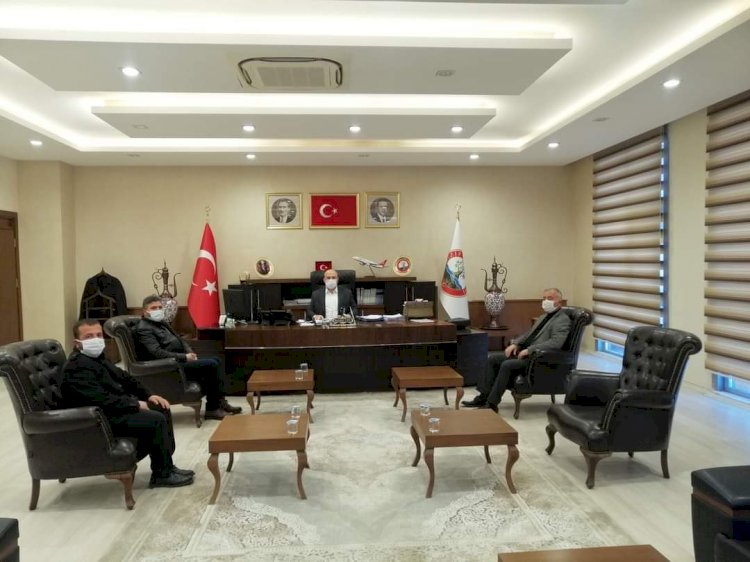 Aybek ve Gökçek’ten Başkan Sarı’ya ziyaret