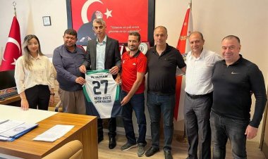 Nizip Gücü Spor Kulübünden Emniyet Müdürü Yaman'a Ziyaret 