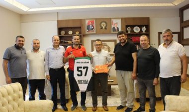 Nizip Gücü Spor Kulübünden Kaymakam Çağlar'a Ziyaret