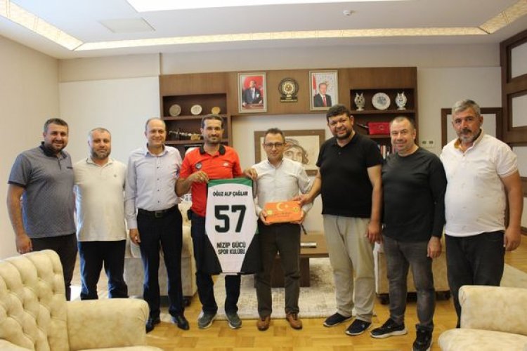 Nizip Gücü Spor Kulübünden Kaymakam Çağlar'a Ziyaret