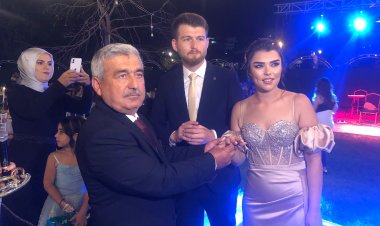 Dağlı ve Sönmez ailelerinin mutlu günü