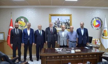 GAZİANTEP MİLLETVEKİLİ KOÇER VE BERABERİNDEKİ HEYET NTB’Yİ ZİYARET ETTİ