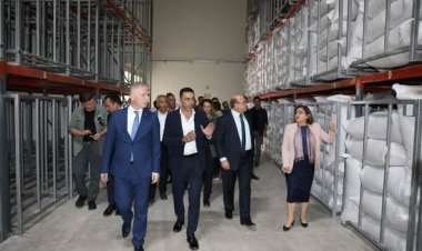 Gaziantep Valisi Gül, Zerovasa Lidaş Antep Fıstığı Lisanslı Deposu'nda incelemelerde bulundu