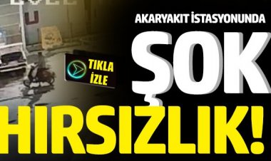 Akaryakıt İstasyonunda cep telefonu ve tablet hırsızlığı