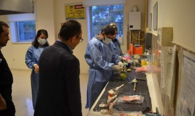 Kaymakam Çeğlar'dan Diş Sağlığı Merkezi Ziyaret