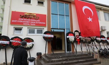 Şehit Teğmen’in adı Taziye Evi’nde yaşatılacak