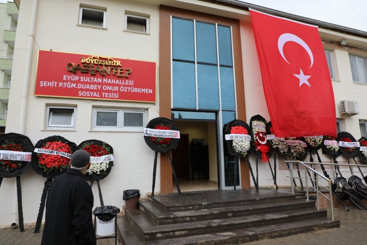 Şehit Teğmen’in adı Taziye Evi’nde yaşatılacak