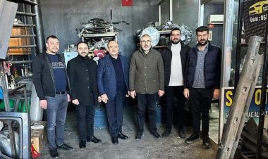 Belediye Başkanı Sarı  esnafları ziyaret etti