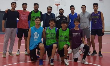 Nizip Gücü Spor Kulübü Basketbol Takımı Hazırlıklarını Sürdürüyor