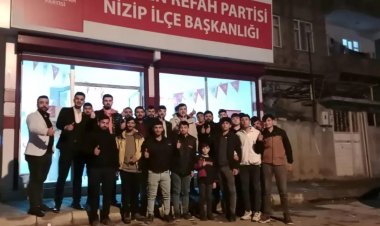 NİZİP GENÇ REFAH TOPLANTI YAPTI