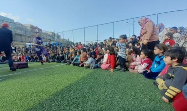 Depremzede çocuklara çeşitli sporsal ve kültürel çalışmalar yapılıyor