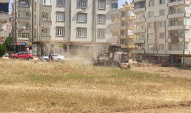 Nizip Belediyesi yabani ot temizliği başlattı 