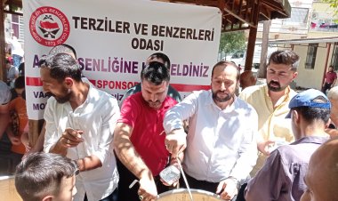 Terziler Odası'ndan Aşure ikramı