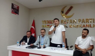 Yeniden Refah Partisi Genel Başkan Yardımcısı Nureddin Gül Gaziantep'te