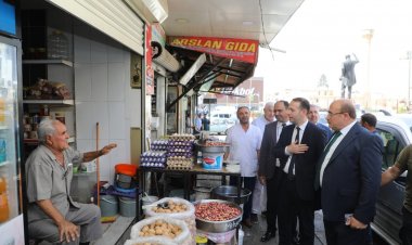 Uğurlu ve Sarı’dan esnaf ziyareti