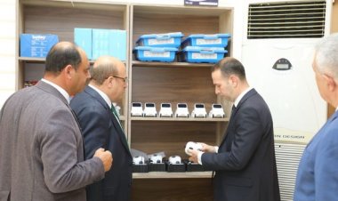 Kaymakam Uğurlu ve Başkanı Sarı, ‘Bilim Merkezi’ni Gezdi