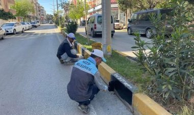 Nizip Belediyesi şehri güzelleştirmeye devam ediyor