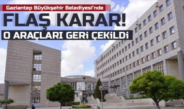 Gaziantep Büyükşehir Belediyesi'nde büyük değişim sürüyor...