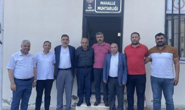 Doktoroğlu, muhtarları ziyaret etti