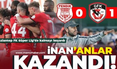 Gaziantep FK Süper Lig’de kalmayı başardı