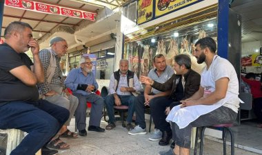 Ali Şahin, Nizipli Esnaflarla Bir Araya Geldi