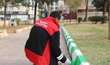 Park ve bahçeler yenileniyor