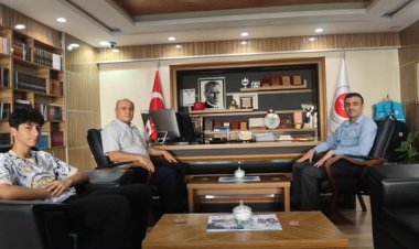 Denetimli Serbestlik Müdürü Adem Özdemir’den İlçe Müftüsü Özçelik’e Veda Ziyareti