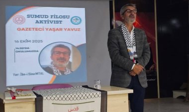 Gazeteci Yaşar Yavuz, Nizip’te “Küresel Sumud Filosu” Programında Konuştu  AK Parti Nizip İlçe Sosyal