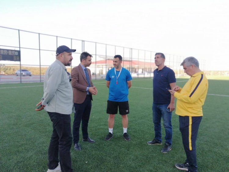 Belediye Özel Kalem Müdürü Hasan Çalış'tan Takıma Moral Ziyareti