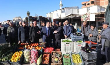 Başkan Doğan, Sebze Hali Esnafı'nın sorunlarını dinledi