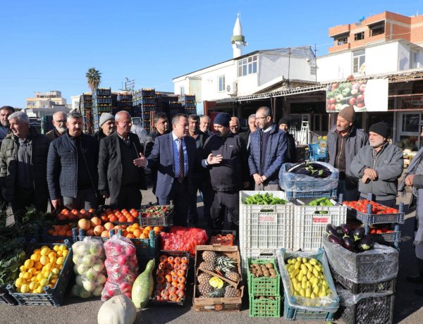 Başkan Doğan, Sebze Hali Esnafı'nın sorunlarını dinledi