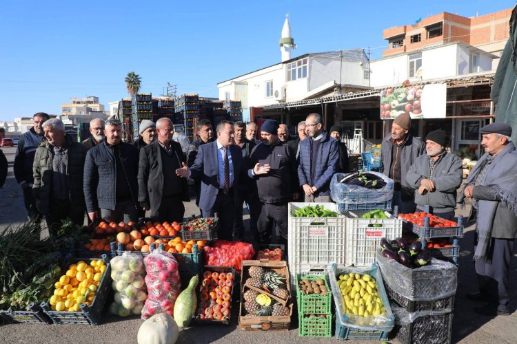 Başkan Doğan, Sebze Hali Esnafı'nın sorunlarını dinledi