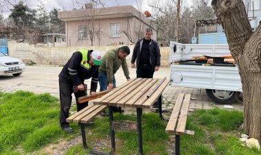 Belkıs Kırsal Mahallesi’nde Belediyeden Temizlik ve Onarım Çalışması