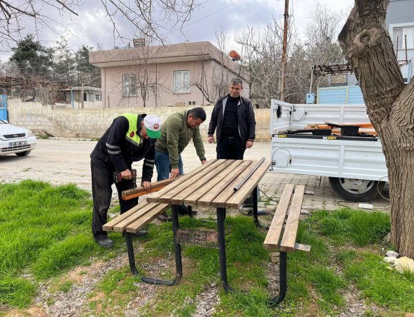 Belkıs Kırsal Mahallesi’nde Belediyeden Temizlik ve Onarım Çalışması