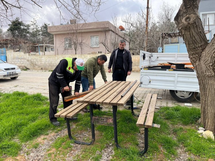 Belkıs Kırsal Mahallesi’nde Belediyeden Temizlik ve Onarım Çalışması