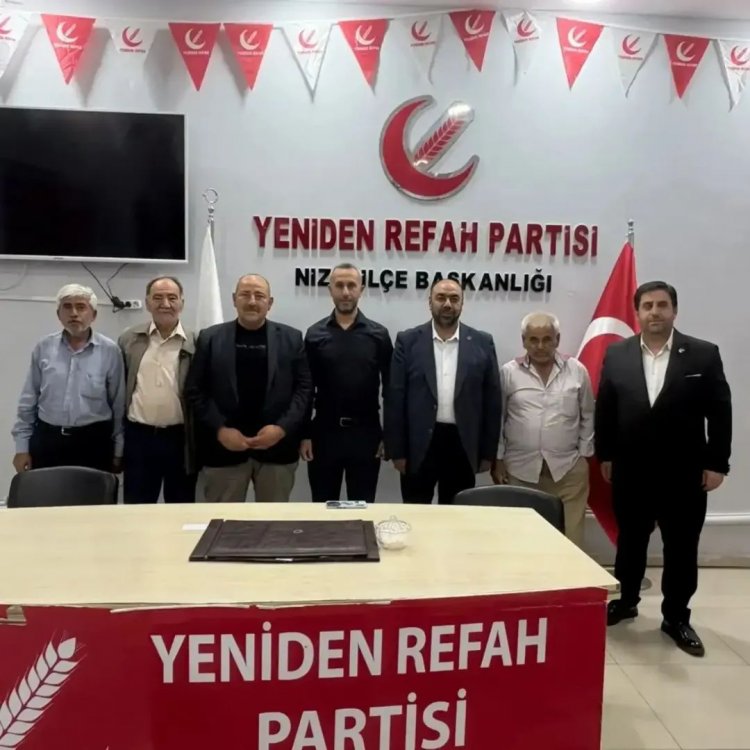 YENİDEN REFAH PARTİSİ NİZİP İLÇE TEŞKİLATINDA HAFTALIK OLAĞAN TOPLANTI