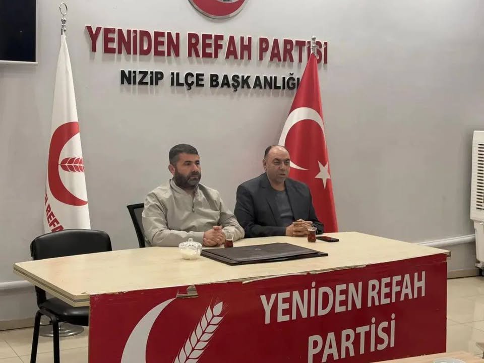 YENİDEN REFAH PARTİSİ NİZİP TEŞKİLATI HAFTALIK TOPLANTISINI GERÇEKLEŞTİRDİ