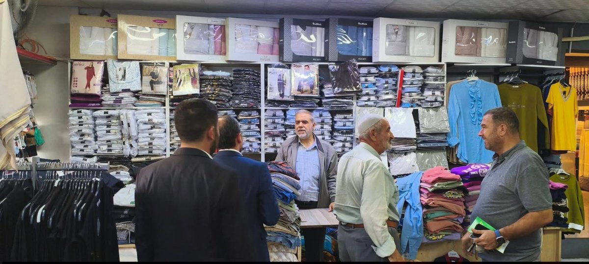 HÜDA PAR NİZİP İLÇE BAŞKANI BAYRAM ÇAKAR ESNAFI ZİYARET ETTİ: “HER ZAMAN YANINIZDAYIZ”