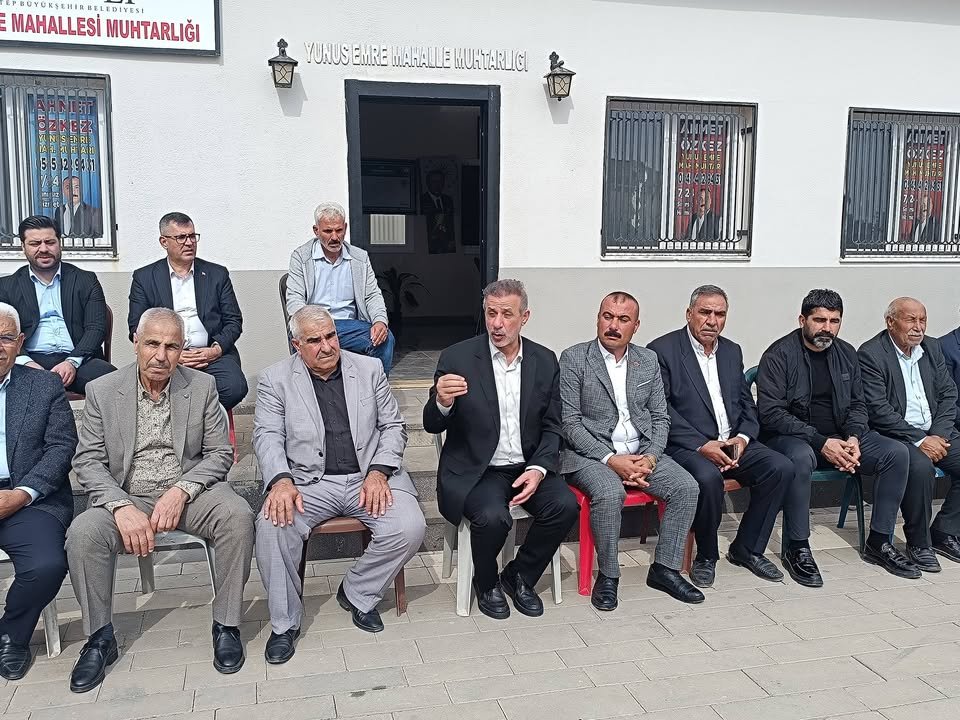AK PARTİ GAZİANTEP MİLLETVEKİLİ İRFAN ÇELİKASLAN’DAN MUHTAR AHMET ÖZKEZ’E ZİYARET