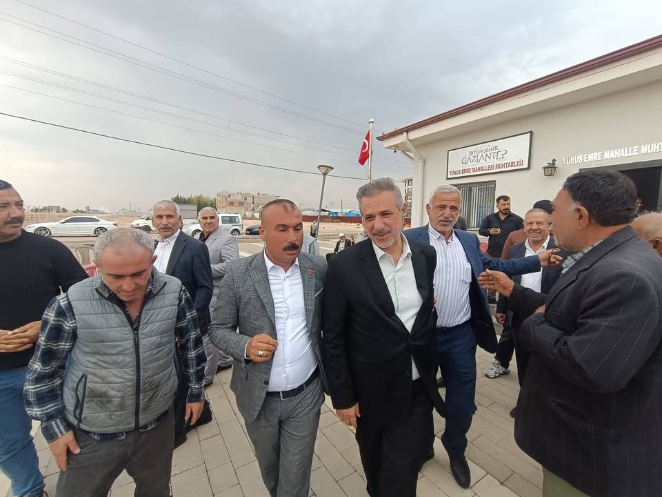 AK PARTİ GAZİANTEP MİLLETVEKİLİ İRFAN ÇELİKASLAN’DAN MUHTAR AHMET ÖZKEZ’E ZİYARET