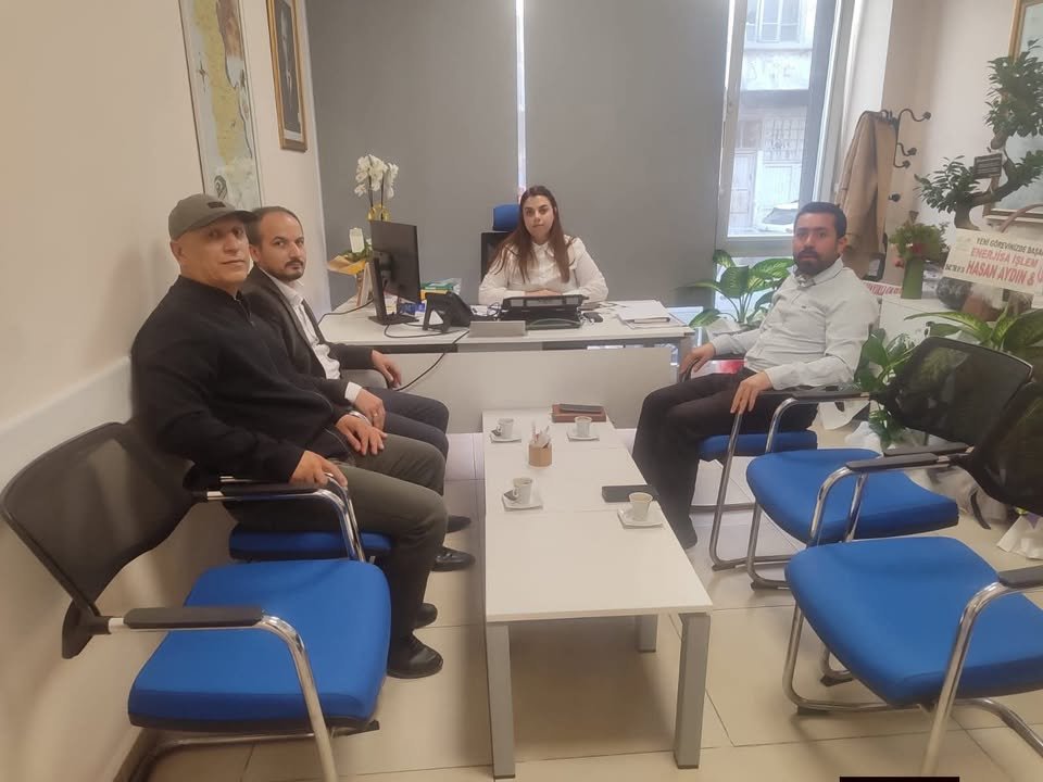 HÜDA PAR NİZİP İLÇE BAŞKANI BAYRAM ÇAKAR’DAN MÜGE EREN SUNGUR’A HAYIRLI OLSUN ZİYARETİ