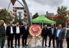 CHP NİZİP İLÇE BAŞKANI MUSTAFA ŞAHİN, ATATÜRK ANITI’NA ÇELENK SUNDU