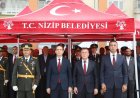 NİZİP’TE 29 EKİM CUMHURİYET BAYRAMI KUTLAMALARI ÇELENK TÖRENİYLE BAŞLADI