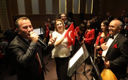 Cumhuriyet coşkusu konserle yaşandı