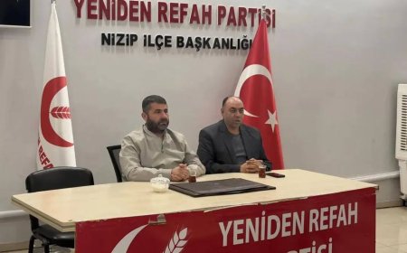 YENİDEN REFAH PARTİSİ NİZİP TEŞKİLATI HAFTALIK TOPLANTISINI GERÇEKLEŞTİRDİ