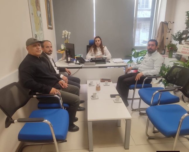 HÜDA PAR NİZİP İLÇE BAŞKANI BAYRAM ÇAKAR’DAN MÜGE EREN SUNGUR’A HAYIRLI OLSUN ZİYARETİ