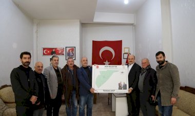 Başkan Sarı’dan muhtarlara ziyaret 
