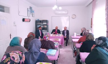 İLÇE MÜFTÜSÜ ÇİFTÇİ’DEN KUR’ÂN KURSUNA ZİYARET