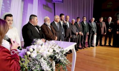 Sarı ailesinin mutlu günü