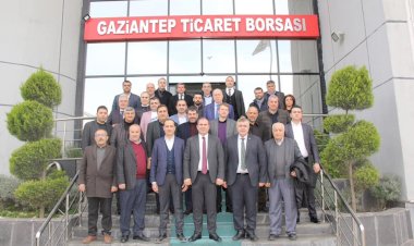 ANTEP FISTIĞI SEKTÖR TEMSİLCİLERİ GTB’DE BULUŞTU